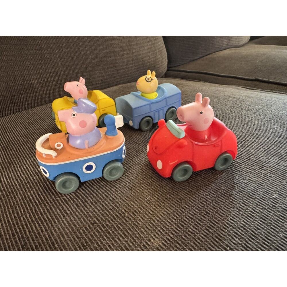Peppa Pig Peppas Adventures Little Buggy Vehicle Lot of 4 Hasbro